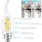 Luxrite CA11 LED Light Bulbs 7W (100W Equivalent) 800LM 4000K Cool White Dimmable E12 Candelabra Base 6-Pack LR21637-6PK - alternate 5